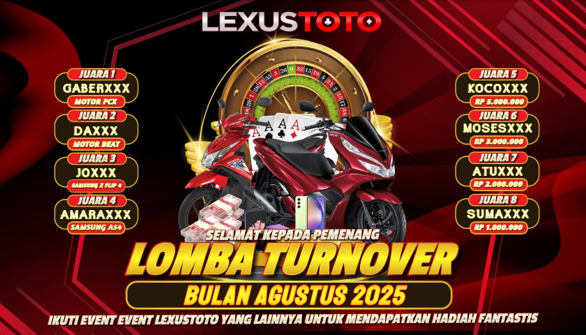 PEMENANG TURNOVER LEXUSTOTO	